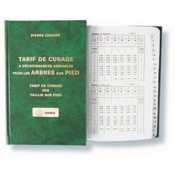 tarif de cubage