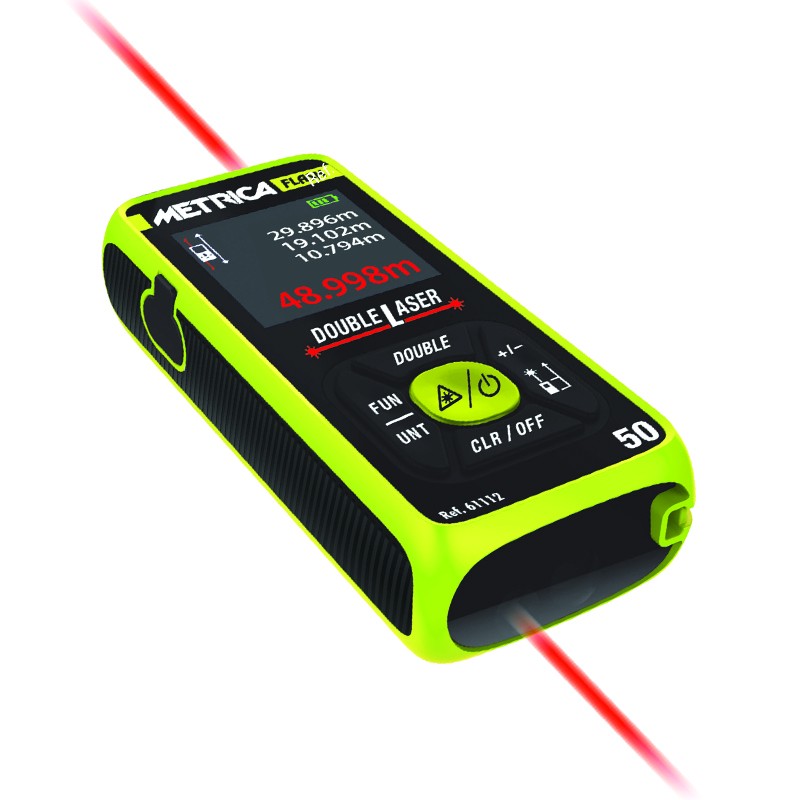 Generic Télémètre Mètre Laser numérique 50m télémètre à bande laser outil  de mesure de la Distance à prix pas cher