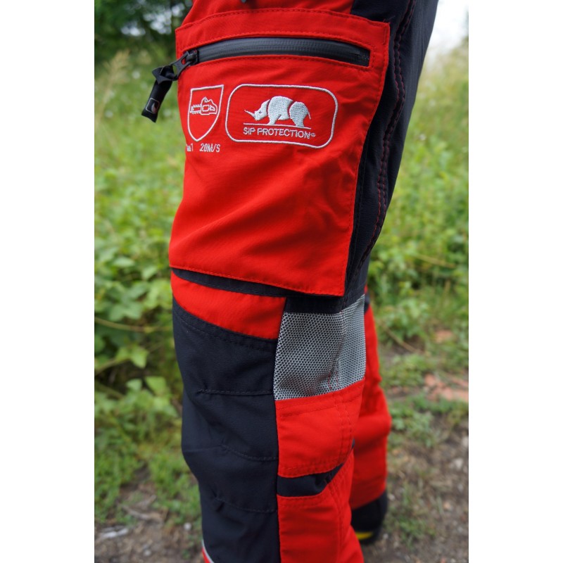 Pantalon anti-coupure Flex Rouge SIP Protection