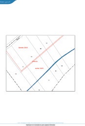 Plan cadastral non normalisé... annoté en rouge